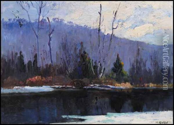 The Cache River, November Oil Painting - Maurice Galbraith Cullen