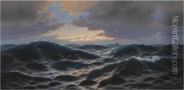 Marine Oil Painting - Constantin Alexandr. Westchiloff