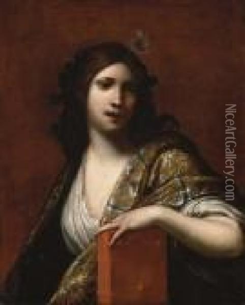 Clio, The Muse Of History Oil Painting - Francesco Furini