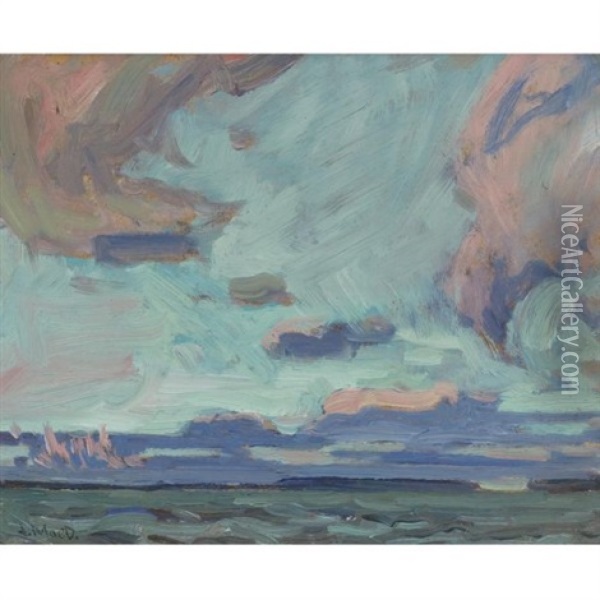 Lake Simcoe Oil Painting - James Edward Hervey MacDonald