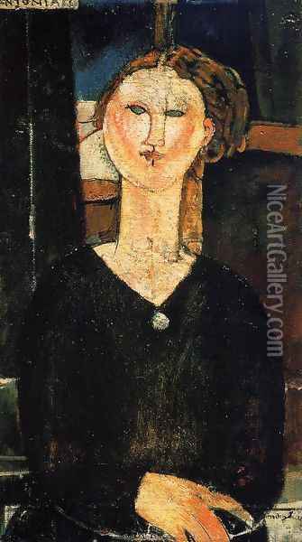 Antonia Oil Painting - Amedeo Modigliani