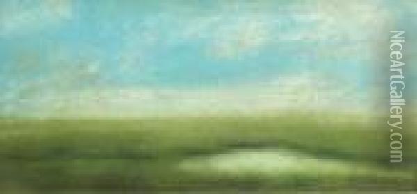 Summer Meadow Oil Painting - Xavier Martinez