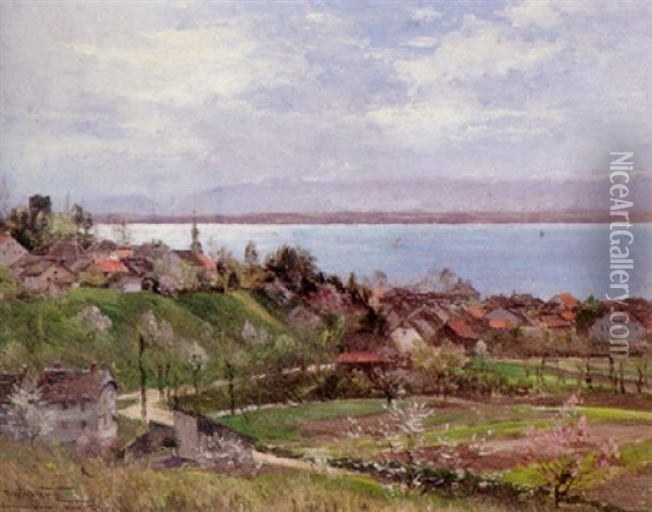 Hermance, Sur Le Lac De Geneve Oil Painting - Armand Guery