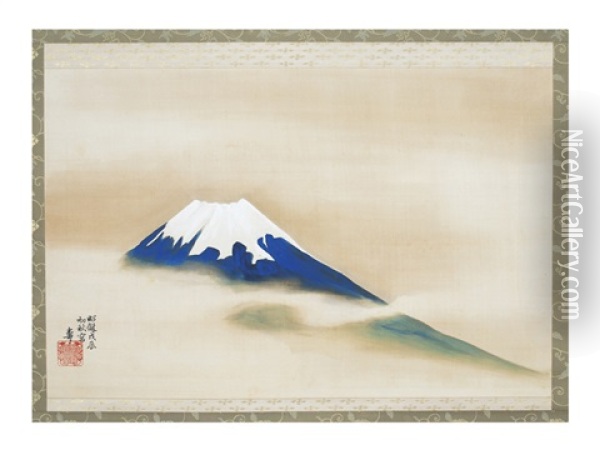 Mount Fuji Oil Painting - Takayoshi Mitsui
