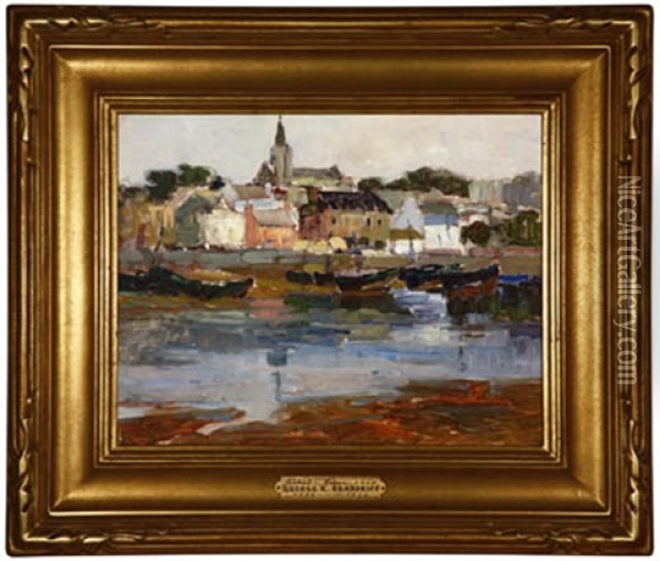 Treboul, France Oil Painting - George Kennedy Brandriff