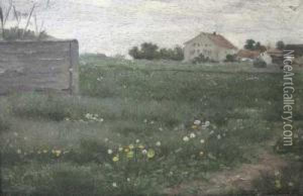Bluhende Wiesen Oil Painting - Carl Von Bergen