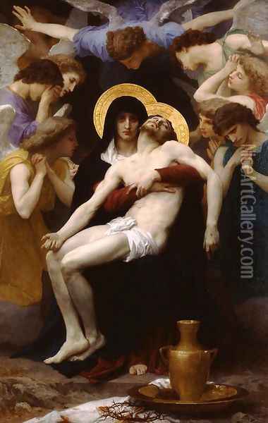 Pieta Oil Painting - William-Adolphe Bouguereau