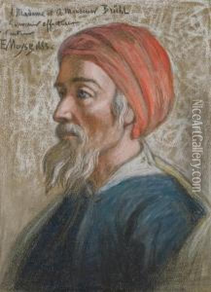Portrait D'homme Oil Painting - Edouard Moyse