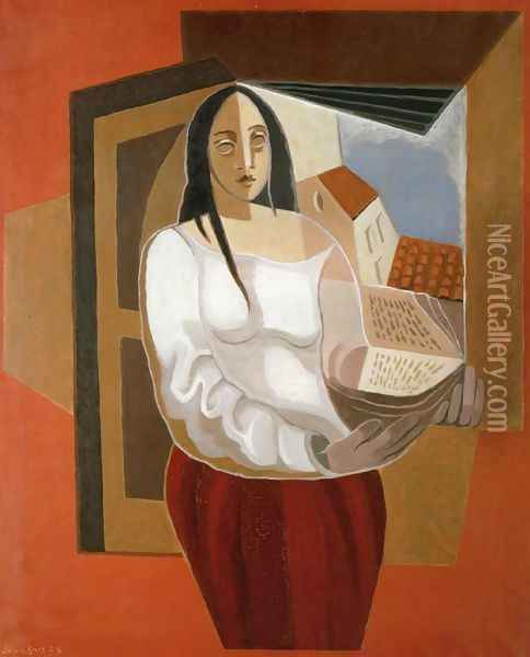 The Reader Oil Painting - Juan Gris
