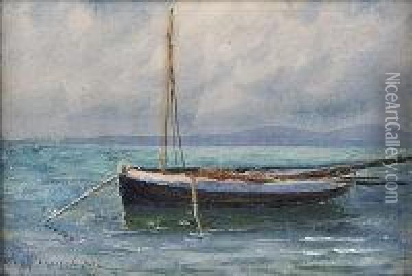Oyster Boat Oil Painting - William Percy French