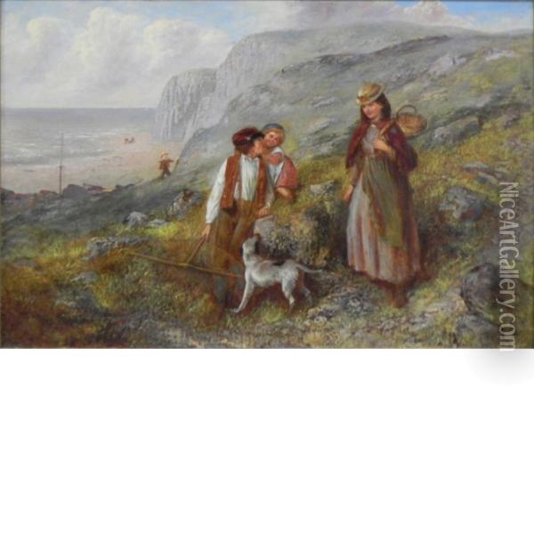 On The Way To The Sea Oil Painting - James Clark Hook