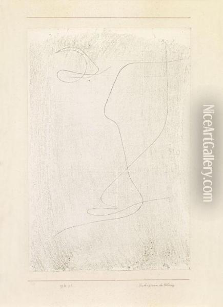 Psychogramm Dernaherung Oil Painting - Paul Klee