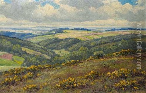 Eifellandschaft Oil Painting - Maximilian Klein Von Diepold