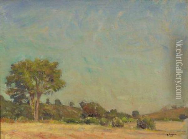Spring Landscape Oil Painting - Robert Henry Logan
