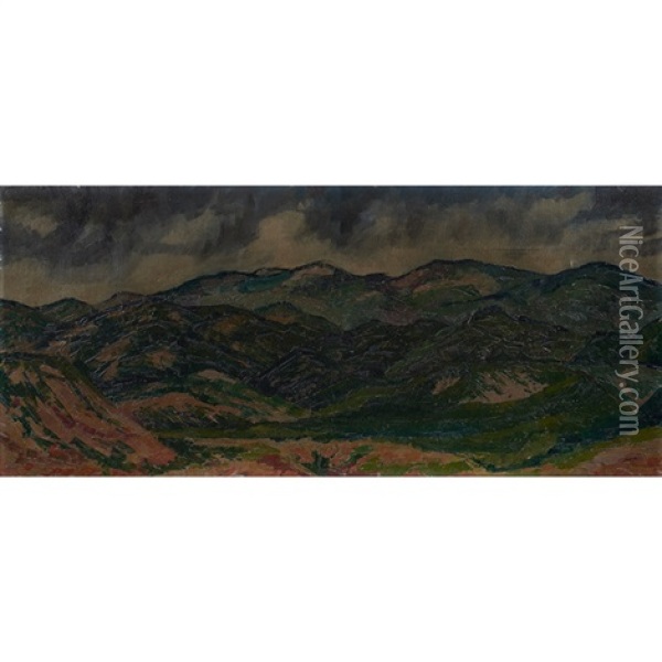 Landscape Oil Painting - Todros Geller