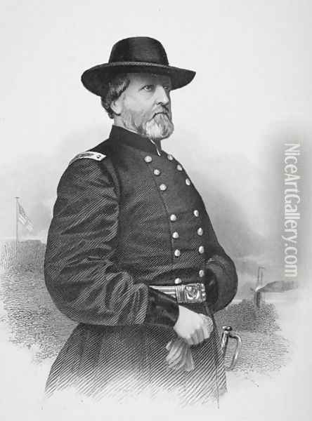 Portrait of General George Henry Thomas Oil Painting - Mathew Brady