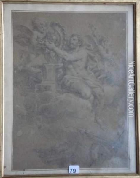 Allegorie De Vulcain Oil Painting - Michel I Corneille
