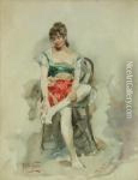 La Danzatrice Oil Painting - Francesco Vinea