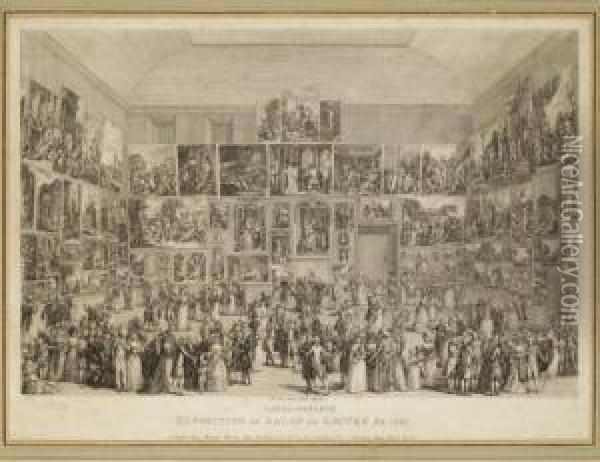 Lauda-conatum, Exposition Au Salon Du Louvre En 1787 Oil Painting - Pietro Antonio Martini
