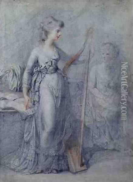 Georgiana, Duchess of Devonshire Oil Painting - Francesco Bartolozzi
