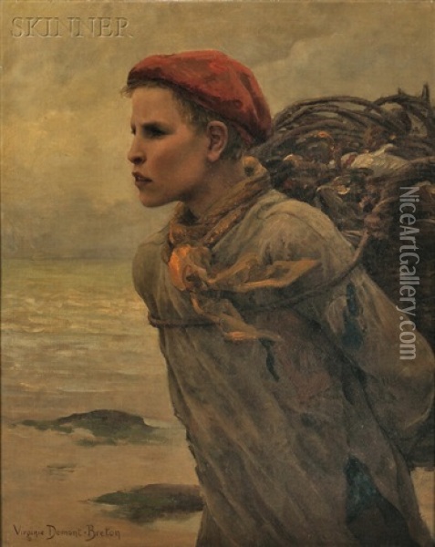 Fils De Pecheur Oil Painting - Virginie Demont-Breton