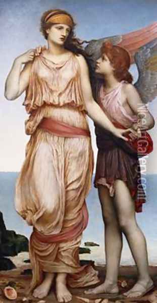 Venus and Cupid 1878 Oil Painting - Evelyn Pickering De Morgan