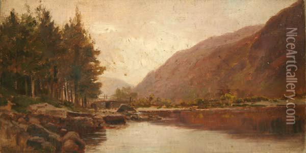 Glendalough, Co Wicklow Oil Painting - Alexander Williams