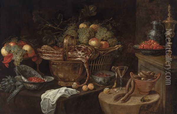 Still Life Oil Painting - Pieter Cornelisz van Rijck