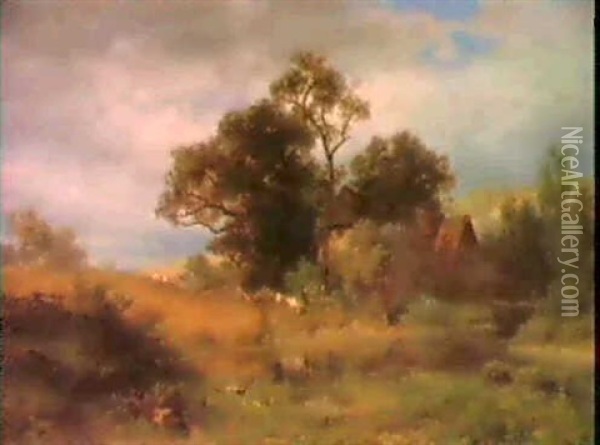 Abendfrieden Oil Painting - Gustav Adolf Closs