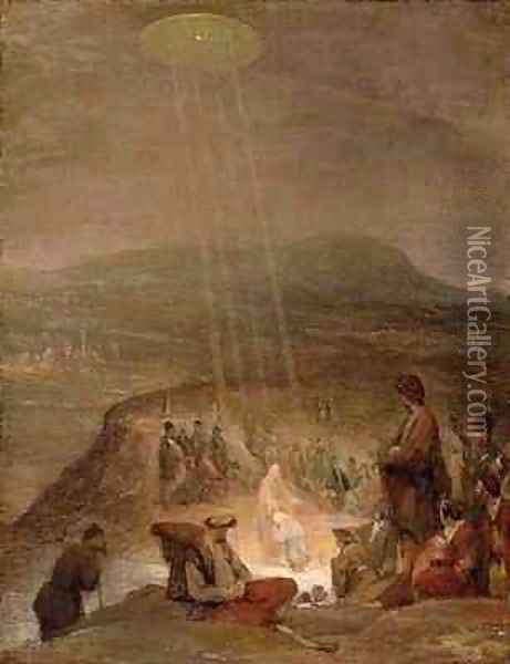 Baptism of Christ Oil Painting - Aert De Gelder
