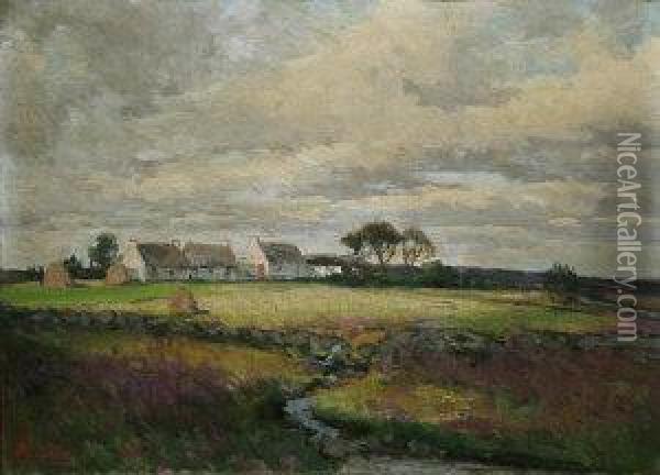 Farmstead Oil Painting - Hans, Jean Iten
