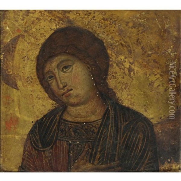 Head Of An Angel Oil Painting -  Cimabue (Giovanni Gualtieri)