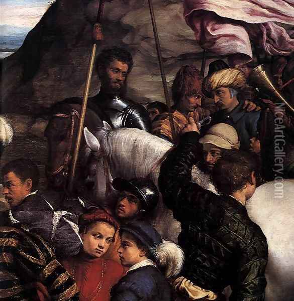 Adoration of the Kings (detail) Oil Painting - Jacopo Bassano (Jacopo da Ponte)