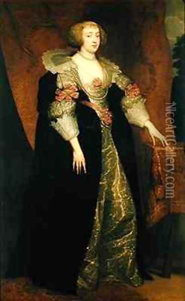 Margaret of Lorraine 1615-72 Oil Painting - Sir Anthony Van Dyck