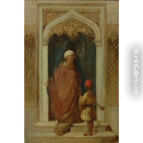 Moorish Entrance Oil Painting - William James Mueller