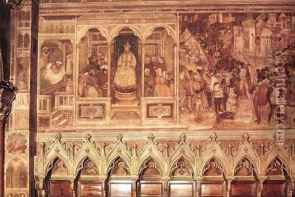 Scenes from the Life of St James Oil Painting - Altichiero da Zevio