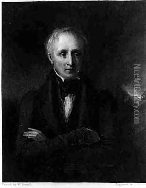 Portrait of William Wordsworth (1770-1850) Oil Painting - William Boxall
