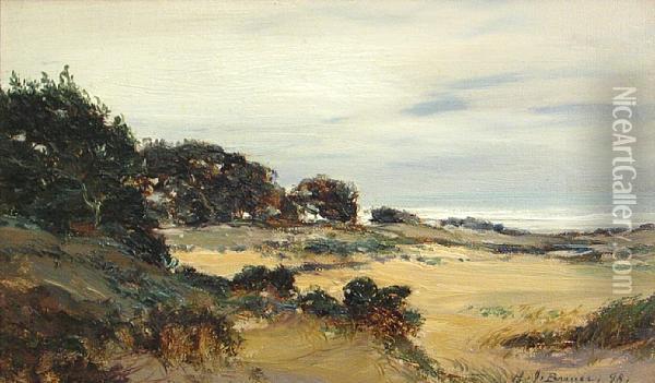 Carmel Beach Scene Oil Painting - Henry Joseph Breuer