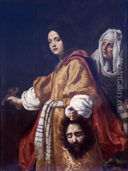 Judith with the Head of Holofernes 1613 Oil Painting - Cristofano Allori