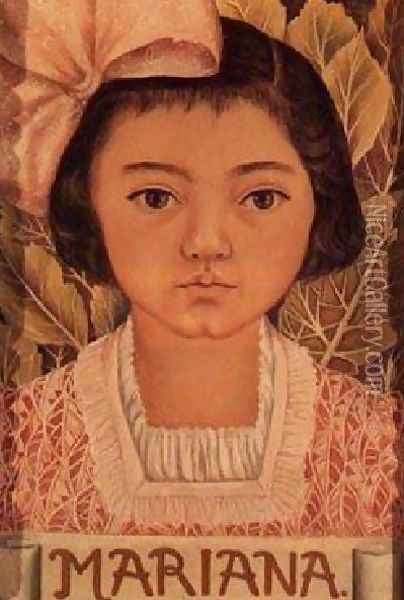 Retrato De Mariana Morillo Safa Oil Painting - Frida Kahlo
