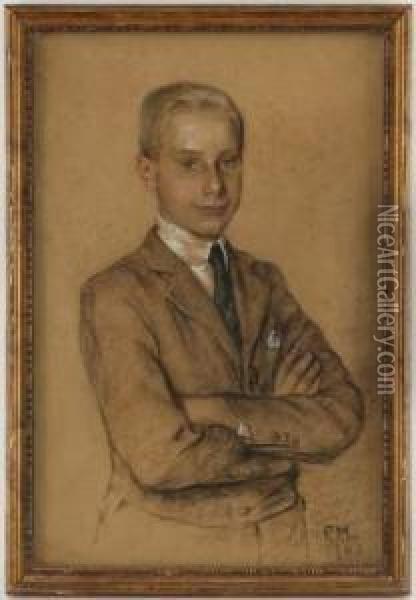 Portrait De Pierre Mallet Enfant Oil Painting - Frieda Menshausen-Labriola