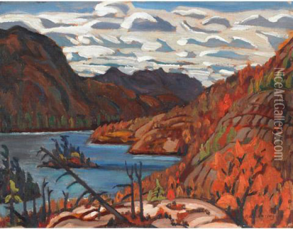 Grace Lake, La Cloche Hills Oil Painting - Frederick Grant Banting