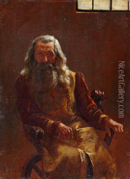 Portrait D'un Sage Oil Painting - Rudolph Ernst