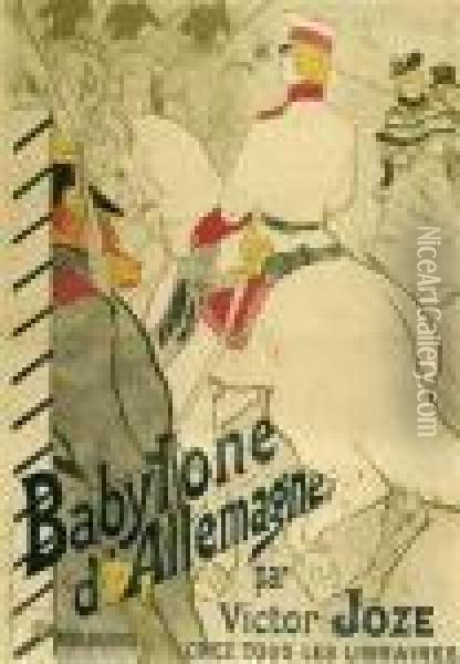 Babyloned'allemagne Par Victor Joze Oil Painting - Henri De Toulouse-Lautrec