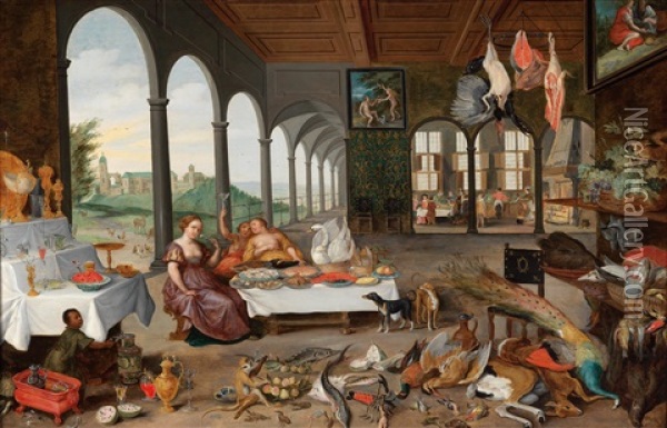 Und (mecheln 1600-1652 Antwerpen) Oil Painting - Peeter Van Avont