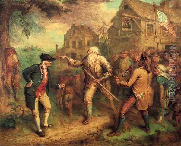 The Return of Rip van Winkle 1829 Oil Painting - John Quidor