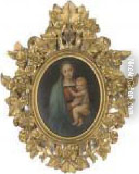 The Granduca Madonna Oil Painting - Raphael (Raffaello Sanzio of Urbino)