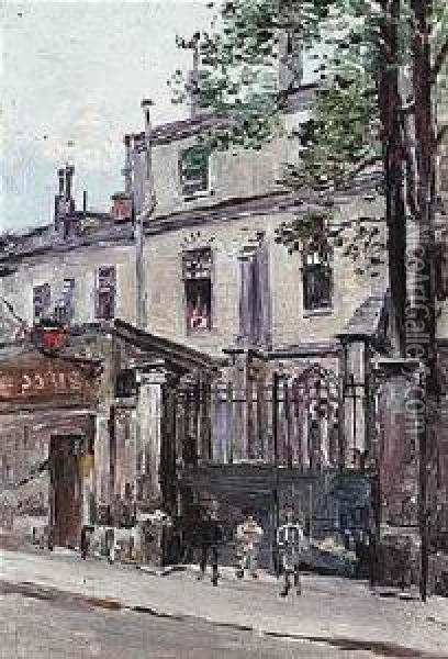 Vistas De Paris Oil Painting - Enrique Atalaya Gonzalez