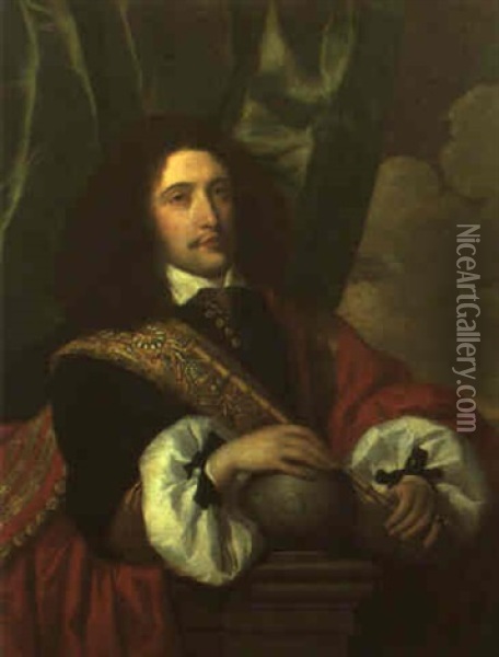 Portrait D'un Jeune Seigneur Oil Painting - Bartholomeus Van Der Helst