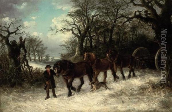The Journey Home Oil Painting - Thomas Smythe